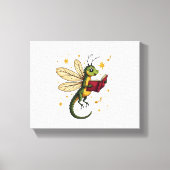 Caroling Dragonfly Canvas Afdruk (Voorkant)