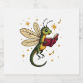 Caroling Dragonfly Sparkling Wijnetiket (Enkel label)