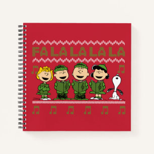 Caroling KerstSweater Graphic Notitieboek
