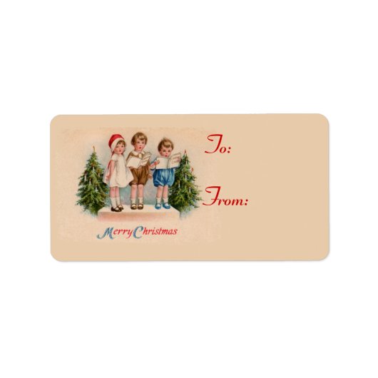 Caroling Kids Christmas Gig Stickers (Devant)