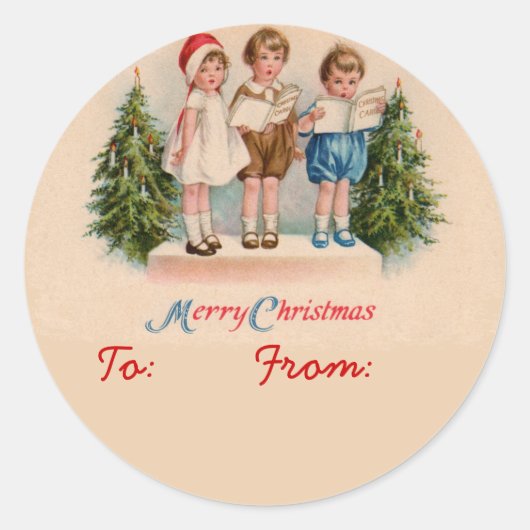 Caroling Kids Gig Stickers (Devant)