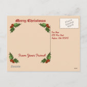 Caroling Kinder Briefkaart (Achterkant)