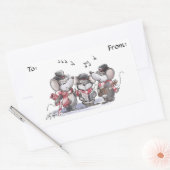 Caroling met Mic, Mac & Moe Gift Label Stickers (Envelop)