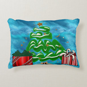 Caroling Snowman Decoratief Kussen