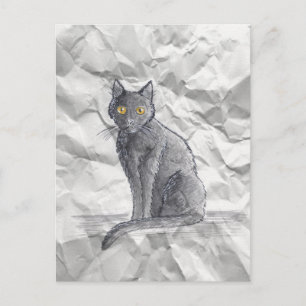 Carol's Verfrommelde Tekening - Briefkaart