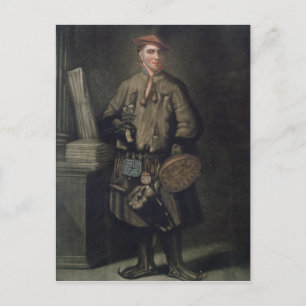 Carolus Linnaeus in zijn Lapland Dress Briefkaart