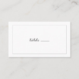 Carolyna Wedding Escort Cards Plaatskaartje