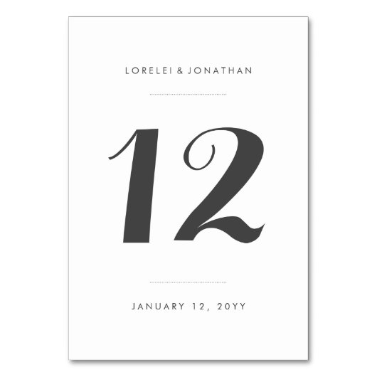 Carolyna Wedding Kaart (Voorkant)