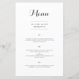 Carolyna Wedding-menu