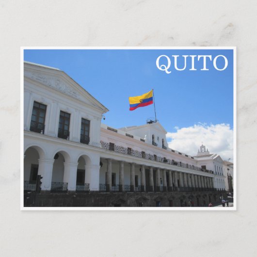 carondelet palace quito briefkaart (Voorkant)