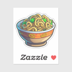 Caroon ramen sticker