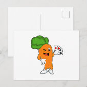 Carotte au Poker avec cartes de Poker (Devant / Derrière)