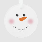 Carotte mignonne Nez Snowman (dos)