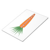 Carotte pour le Bloc-notes de rennes de Noël (Incliné)