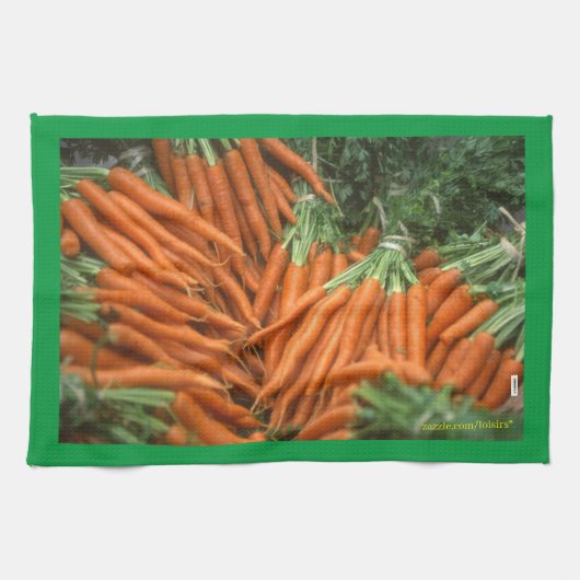 Carottes Serviettes de cuisine (Horizontal)