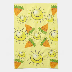 Carottes Soleil Cuisine Serviette main