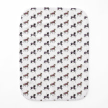 Carousal Horse Burb Cloth