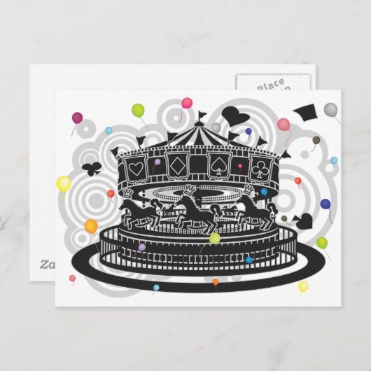 Carousel Briefkaart (Voorkant / Achterkant)