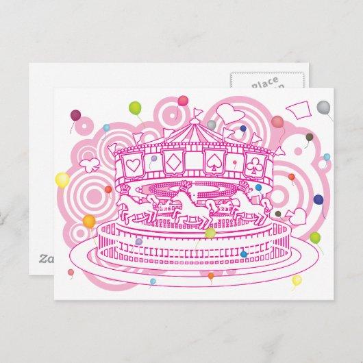 Carousel Briefkaart (Voorkant / Achterkant)