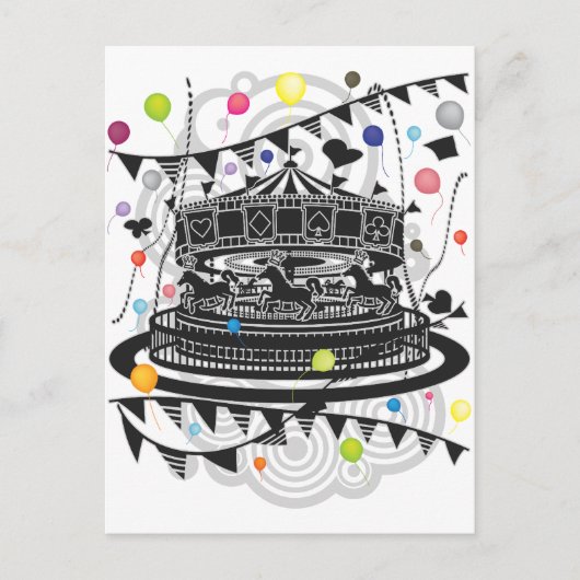 Carousel Briefkaart (Voorkant)