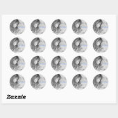 Carousel Dreams C'est un garçon ! Stickers ronds c (Feuille)