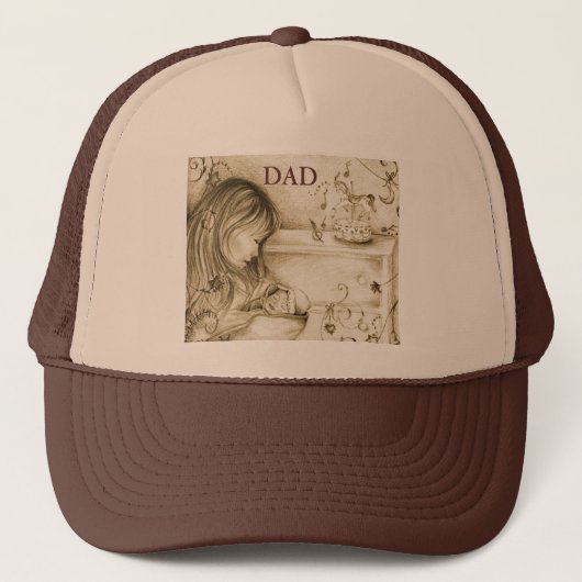 Carousel Dreams "DAD" Trucker Hat Pet (Voorkant)
