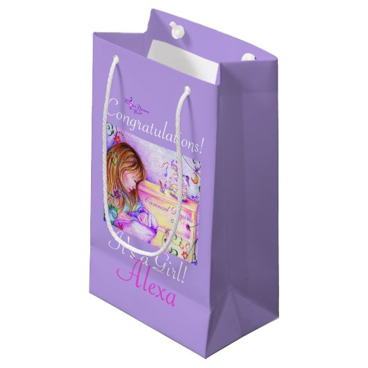 Carousel Dreams Petite Sac Cadeau Personnalisable (Devant Angle)