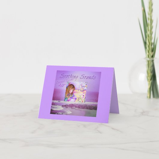 Carousel Dreams Purple Ocean Arrière - plan Carte (Devant)