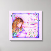 Carousel Dreams Stretched Canvas Print (Voorkant)