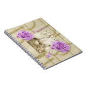 Carousel Dreams Violet Roses & Carnet de musique (Côté Droit)