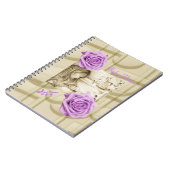 Carousel Dreams Violet Roses & Carnet de musique (Côté gauche)