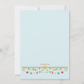 Carousel Fun Invitation Kaart (Achterkant)