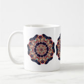 Carousel Horse Abstracte Kaleidoscope Art Koffiemok (Links)