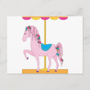 Carousel Horse Briefkaart