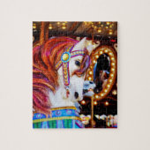 Carousel Horse Fine Art Puzzle Legpuzzel (Verticaal)