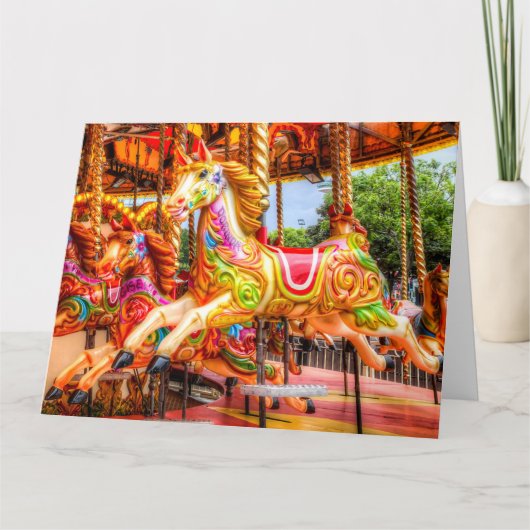 Carousel Horse Kaart (Voorkant)