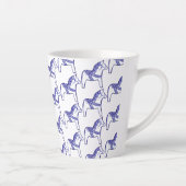 Carousel Horse Latte Mok (Rechts)