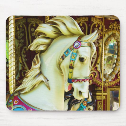 CAROUSEL HORSE ~ Mousepad Muismat (Voorkant)
