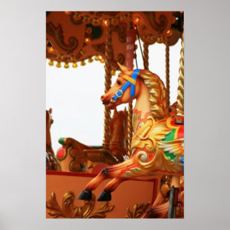 Carousel Horse Poster