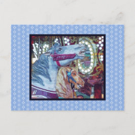 Carousel Horse Race Briefkaart