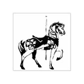 Carousel Horse Rubberstempel (Afrduk)