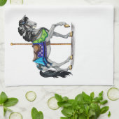 Carousel Horse Theedoek (Gevouwen)