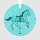 Carousel Horse - Turquoise et Aqua (dos)
