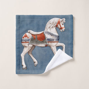 Carousel Horse van Henry Murphy Washandje