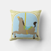 Carousel Horse van June Erica Vess Kussen (Achterkant)