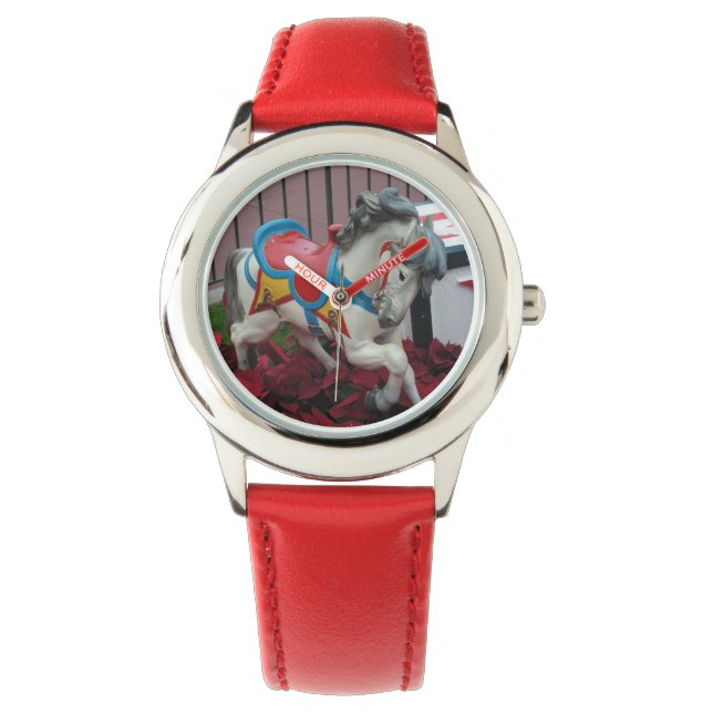 Carousel Horse Watch Horloge (Voorkant)