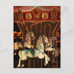 Carousel Horses Briefkaart