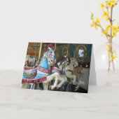 Carousel Horses Kaart (Gele Bloem)