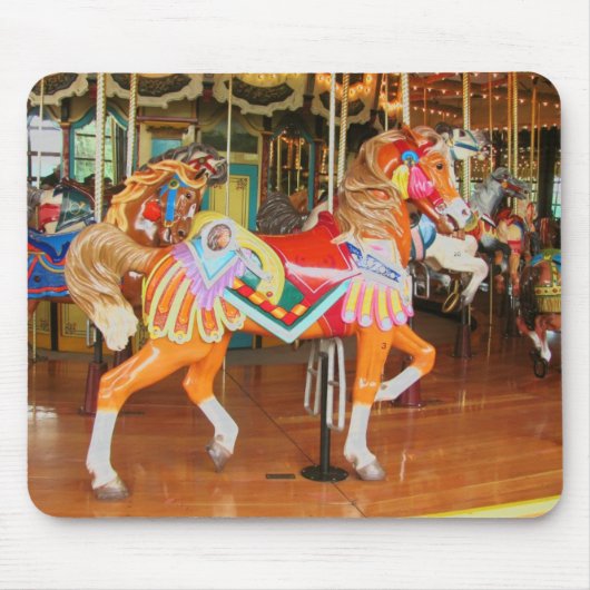 Carousel Horses Muismat (Voorkant)