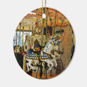 Carousel Magic - Merry-go-Round Keramisch Ornament (Links)